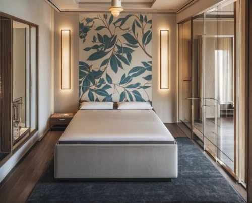 room divider,japanese-style room,modern room,casa fuster hotel,guest room,hotel w barcelona,sleeping room,modern decor,patterned wood decoration,contemporary decor,danish room,bedroom,boutique hotel,guestroom,great room,bamboo curtain,luxury bathroom,hotelroom,hotel hall,interior design,Photography,General,Realistic