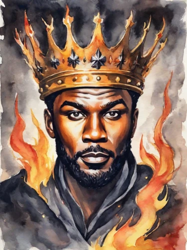 king crown,king,king david,kendrick lamar,content is king,crowned,king caudata,fan art,kings landing,the ruler,crown cap,spit fire,king wall,prophet,thundercat,crowns,crowned goura,queen crown,king arthur,king ortler,Digital Art,Watercolor