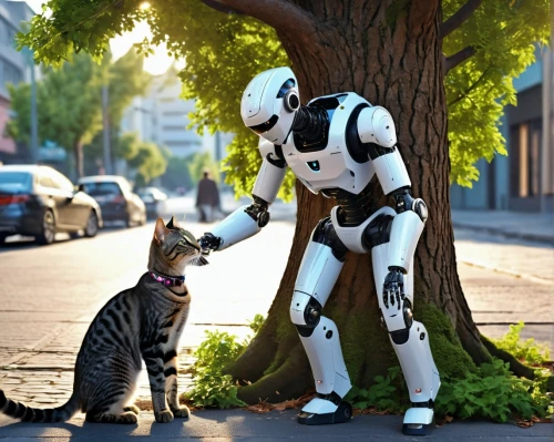 droids,dog and cat,human and animal,boba,obedience training,patrols,cat lovers,dog - cat friendship,pet,dog walker,r2d2,stormtrooper,two cats,mow,rex cat,companion dog,starwars,veterinarian,protectors,cat image,Photography,General,Realistic