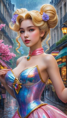 cinderella,disney rose,fairy tale character,rosa 'the fairy,fantasy picture,fantasy woman,fantasy art,rosa ' the fairy,fantasy portrait,3d fantasy,rapunzel,fantasy girl,world digital painting,beautiful girl with flowers,flower fairy,flower painting,fairytale characters,romantic rose,shanghai disney,rosa ' amber cover,Illustration,Japanese style,Japanese Style 18