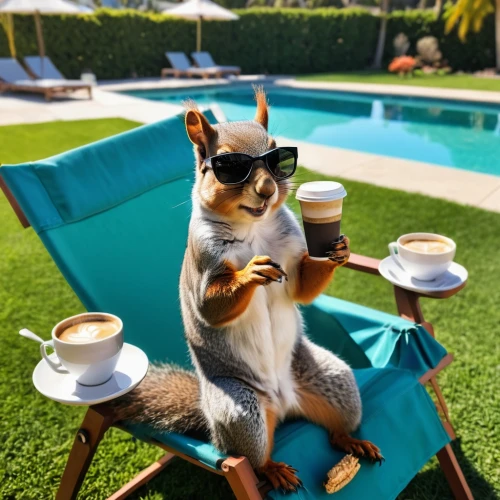 relaxed squirrel,chilling squirrel,kopi luwak,squirell,racked out squirrel,macchiato,mocaccino,capuchino,tea zen,espressino,cortado,cappuccino,cuban espresso,chipping squirrel,coffee break,a buy me a coffee,palm squirrel,caffè americano,cat coffee,espresso,Photography,General,Realistic