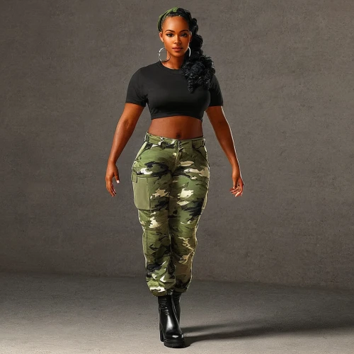 military camouflage,camo,military,army,cargo pants,military uniform,strong military,us army,olive,woman strong,active pants,black woman,brie,army men,military person,solider,african american woman,lady honor,santana,black women,Conceptual Art,Oil color,Oil Color 07