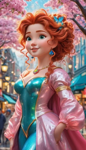 princess anna,cinderella,rapunzel,princess sofia,merida,disney character,elsa,fairy tale character,tiana,shanghai disney,hanbok,rosa 'the fairy,disney rose,rosa ' the fairy,fantasia,a girl in a dress,ariel,tangled,disney,the snow queen,Illustration,Japanese style,Japanese Style 01