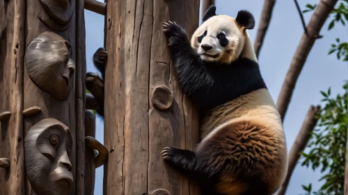 giant panda,hanging panda,chinese panda,bamboo curtain,pandas,lun,panda,red panda,pandabear,panda bear,herman park zoo,zoo schönbrunn,bamboo,climbing slippery pole,san diego zoo,zoo planckendael,oliang,climbing frame,panda face,he is climbing up a tree,Photography,General,Natural