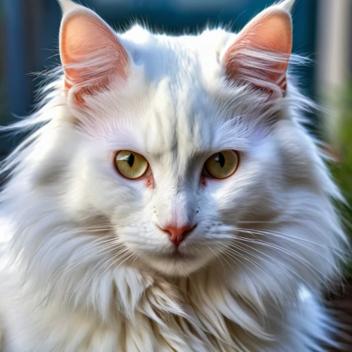 turkish angora,turkish van,white cat,american curl,norwegian forest cat,british longhair cat,domestic long-haired cat,siberian cat,cats angora,kurilian bobtail,american bobtail,maincoon,cat portrait,cat vector,breed cat,cat with blue eyes,blue eyes cat,angora,birman,british longhair,Photography,General,Realistic