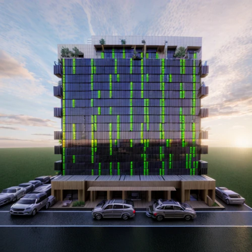 largest hotel in dubai,solar cell base,glass facade,render,high-rise building,residential tower,apartment block,3d rendering,apartment building,golf hotel,eco hotel,electric tower,sky apartment,cube stilt houses,hotel complex,glass building,hotel riviera,glass facades,bulding,hyatt hotel
