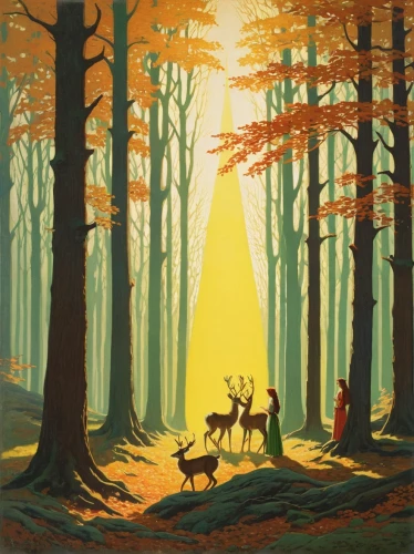 hunting scene,forest animals,deer illustration,forest workers,forest landscape,pere davids deer,woodland animals,happy children playing in the forest,forest background,animals hunting,the forests,autumn forest,the forest,young-deer,european deer,elk,holy forest,coniferous forest,chamois with young animals,forest of dreams,Art,Classical Oil Painting,Classical Oil Painting 14