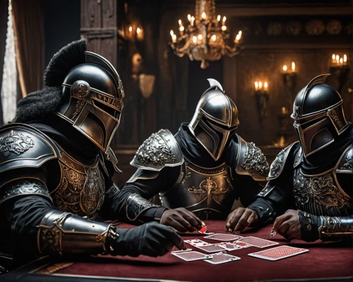 playing cards,card game,knights,card games,chess men,chess game,three kings,musketeers,knight armor,play cards,massively multiplayer online role-playing game,gladiators,bruges fighters,bach knights castle,card lovers,suit of spades,medieval,throughout the game of love,assassins,kings,Photography,General,Fantasy