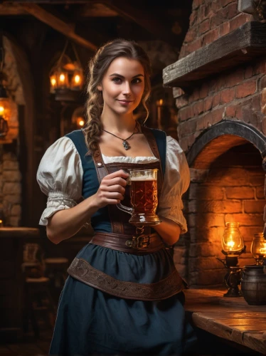 barmaid,beer stein,bavarian,oktoberfest celebrations,pub,apfelwein,bavarian swabia,oktoberfest,beer pitcher,bavarian dinner,punsch,a pint,oktoberfest background,tankard,wiesnbreze,flagon,tavern,candlemaker,the production of the beer,beer mug,Photography,General,Fantasy