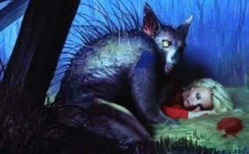 red riding hood,little red riding hood,the night of kupala,children's fairy tale,werewolves,fairy tales,fantasy picture,fairytale characters,fairy tale character,werewolf,fairy tale,fairy tale icons,a fairy tale,fairytales,pet,alice in wonderland,fae,opossum,the cradle,wolf couple