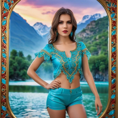 turquoise,jasmine blue,genuine turquoise,miss circassian,bodice,color turquoise,teal blue asia,jasmin,persian,turquoise wool,girl on the river,antalya,turquoise leather,gipsy,celtic queen,georgine,jasmine,mazarine blue,fantasy picture,blue enchantress,Photography,General,Realistic