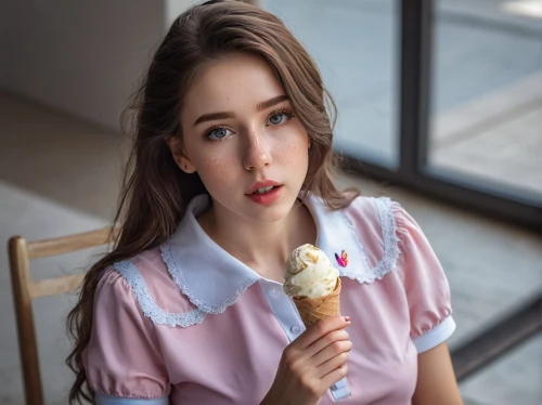 woman with ice-cream,ice cream,icecream,sweet ice cream,ice cream on stick,iced-lolly,kawaii ice cream,soft ice cream,lollipop,ice-cream,ice creams,pink ice cream,milk ice cream,popsicle,sundae,ice cream cone,ice cream shop,variety of ice cream,ice pop,icepop,Photography,General,Natural