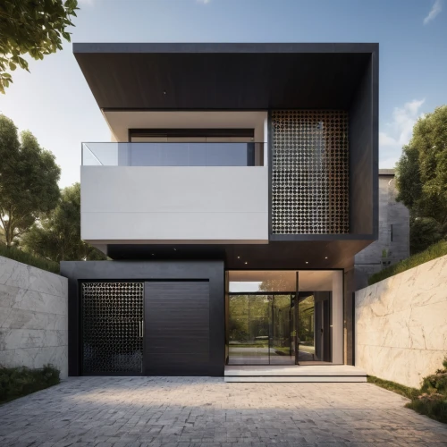 modern house,cubic house,modern architecture,dunes house,cube house,3d rendering,frame house,contemporary,render,residential house,jewelry（architecture）,architecture,arhitecture,archidaily,metal cladding,house shape,lattice windows,modern style,private house,glass facade,Photography,General,Natural
