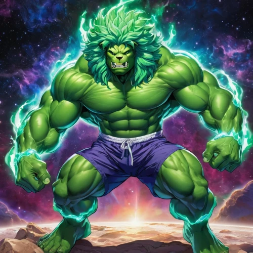 cleanup,avenger hulk hero,patrol,hulk,aaa,incredible hulk,wall,brahma,zodiac sign leo,argus,green aurora,green,minotaur,earth chakra,god,tatsoi,destroy,leo,green goblin,cg artwork,Illustration,Realistic Fantasy,Realistic Fantasy 20