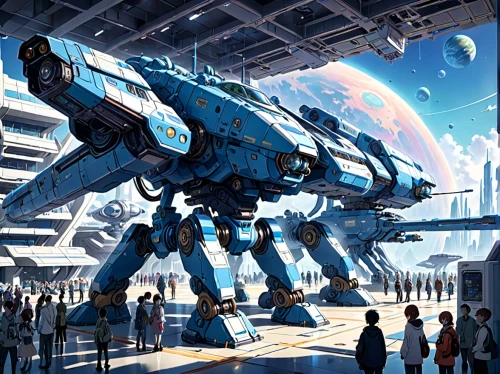 sci fiction illustration,valerian,heavy object,dreadnought,scifi,mecha,bolt-004,sky space concept,mech,futuristic landscape,sci - fi,sci-fi,constellation centaur,sci fi,constellation swordfish,blue tiger,sidonia,tau,futuristic art museum,futuristic,Anime,Anime,Realistic