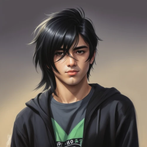 digital painting,anime boy,world digital painting,moody portrait,long-haired hihuahua,asian semi-longhair,black hair,study,anime cartoon,bloned portrait,hand digital painting,yukio,practice,male character,ren,portrait background,jin deui,city ​​portrait,digital drawing,potrait