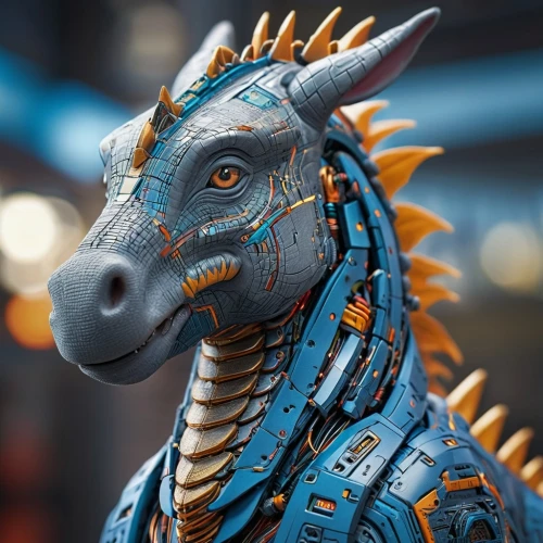 saurian,painted dragon,carnival horse,dragon,colorful horse,painted horse,3d model,dragon design,unicorn art,scrap sculpture,electric donkey,dino,3d rendered,3d figure,cinema 4d,rhino,unicorn,rubber dinosaur,tribal bull,chinese dragon,Photography,General,Sci-Fi