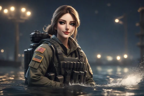 operator,drone operator,warsaw uprising,coveralls,female nurse,crocodile woman,vigil,paratrooper,nikita,girl on the river,the blonde in the river,game art,combat medic,game illustration,samara,girl with gun,marine,under the water,snezka,girl with a gun,Photography,Commercial