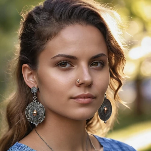 earrings,earring,princess' earring,beautiful face,body jewelry,beautiful young woman,indian,jewelry,romantic look,sofia,inka,romanian,ukrainian,women's accessories,jewelry florets,bindi,pretty young woman,adelita,jewellery,boho