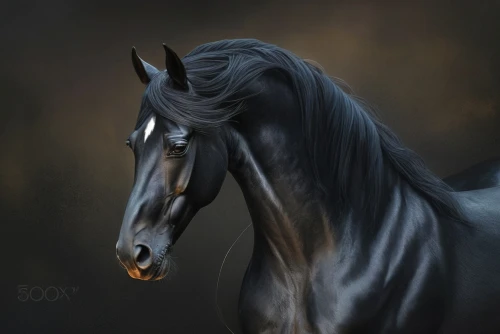 arabian horse,equine,portrait animal horse,belgian horse,black horse,dream horse,painted horse,arabian horses,dressage,shire horse,digital painting,thoroughbred arabian,horse,a horse,gypsy horse,horse eye,equestrian,beautiful horses,andalusians,young horse,Illustration,Realistic Fantasy,Realistic Fantasy 02