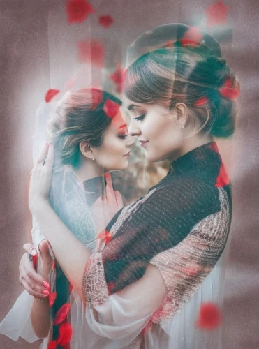 double exposure,bokeh hearts,romantic portrait,photo manipulation,image manipulation,photoshop manipulation,multiple exposure,photomanipulation,love in the mist,romantic scene,passion photography,bokeh effect,digital compositing,birce akalay,romantic look,girl kiss,kissing,photo art,tango,background bokeh,Photography,Artistic Photography,Artistic Photography 07