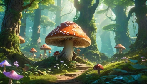 mushroom landscape,mushroom island,forest mushroom,forest mushrooms,toadstools,mushroom hat,fairy forest,toadstool,mushrooms,tree mushroom,mushroom,lingzhi mushroom,mushroom type,fairy village,medicinal mushroom,champignon mushroom,club mushroom,brown mushrooms,umbrella mushrooms,cartoon forest,Photography,General,Realistic