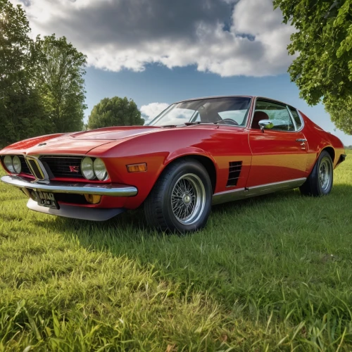 iso grifo,alfa romeo montreal,ford mustang mach 1,1700gt,ferrari 308 gtb/gts,maserati mistral,lamborghini espada,ats 2500 gt,lamborghini jarama,berlinetta,ford xb falcon,de tomaso pantera,aston martin v8 vantage (1977),ferrari daytona,ferrari berlinetta boxer,maserati coupé,maserati 6cm,yenko camaro,amc amx,lotus elite,Photography,General,Realistic