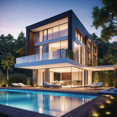modern house,modern architecture,luxury property,3d rendering,luxury real estate,luxury home,contemporary,modern style,pool house,holiday villa,cubic house,residential house,cube house,smart home,frame house,house sales,residential property,smart house,render,beautiful home,Photography,General,Realistic