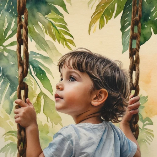 child portrait,girl with tree,oil painting on canvas,children's background,oil painting,tarzan,child playing,child in park,oil on canvas,painting technique,portrait background,digital painting,kids illustration,art painting,world digital painting,painting,tropical bird climber,children drawing,church painting,palm branches,Photography,General,Fantasy