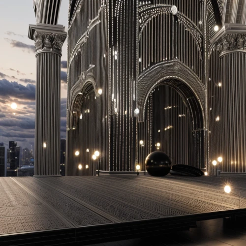 3d rendering,jewelry（architecture）,render,visual effect lighting,lighting system,chrysler building,futuristic architecture,chrysler fifth avenue,sky space concept,3d render,3d rendered,crown render,ambient lights,gothic architecture,steinway,landscape lighting,daylighting,glass facade,track lighting,stage design