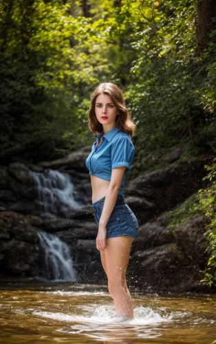 photoshoot with water,the blonde in the river,water nymph,stream,rushing water,waterfalls,water flowing,water flow,water fall,water wild,waterfall,wild water,a small waterfall,flowing water,running water,girl on the river,streams,pin-up model,cascading,water falls,Common,Common,Photography