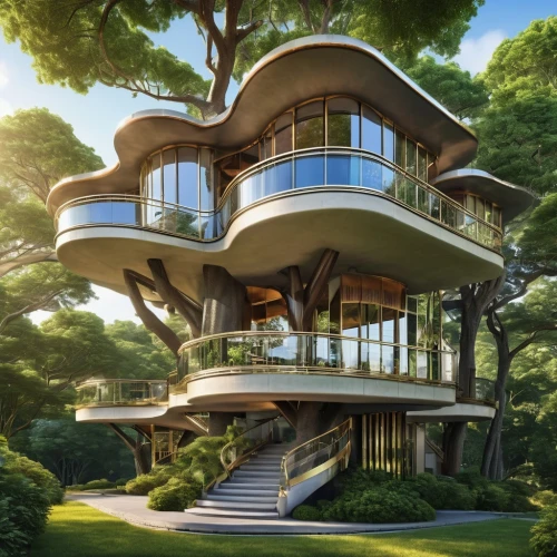 futuristic architecture,tree house,modern architecture,luxury real estate,luxury property,tree house hotel,modern house,treehouse,japanese architecture,asian architecture,tropical house,smart house,eco-construction,cubic house,beautiful home,dunes house,frame house,luxury home,jewelry（architecture）,sky apartment,Photography,General,Realistic