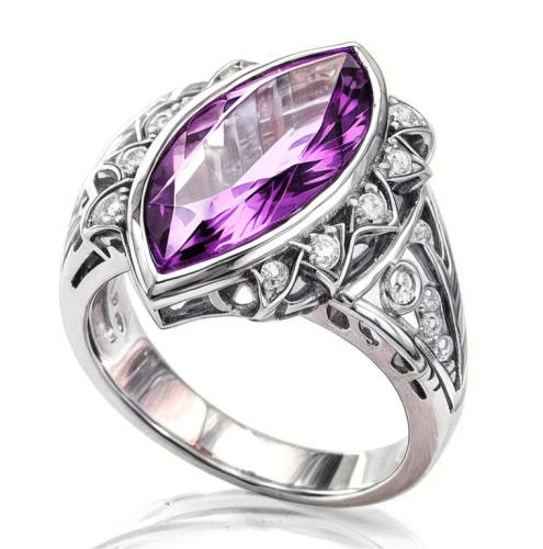 pre-engagement ring,colorful ring,ring jewelry,wedding ring,amethyst,engagement ring,diamond ring,ring with ornament,purpurite,finger ring,ring dove,ring,circular ring,titanium ring,gemstone,engagement rings,wedding band,light purple,gemstone tip,jewelry manufacturing