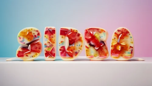gummies,gummybears,food styling,gummy bears,gummi candy,candied fruit,gummy,jelly fruit,gummy worm,alphabet pasta,typography,colorful peppers,fruit slices,jello salad,candied,cinema 4d,decorative letters,colorful pasta,jello,neon candy corns,Realistic,Foods,Popsicles