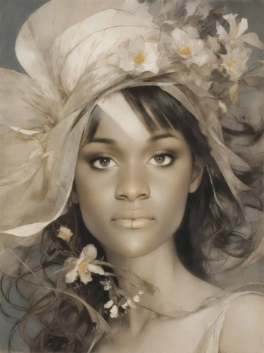 african american woman,beautiful african american women,fashion illustration,black woman,white lady,beautiful bonnet,cherokee rose,fantasy portrait,afro american girls,flower girl,afro-american,afro american,vintage woman,mystical portrait of a girl,rose woodruff,flowers png,african woman,flower fairy,kahila garland-lily,bjork