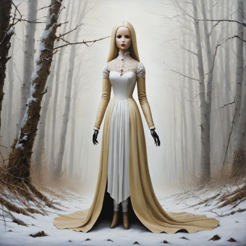 the snow queen,suit of the snow maiden,white winter dress,white rose snow queen,dead bride,white lady,cinderella,ice queen,eternal snow,winter dress,snow white,pale,fantasy picture,fantasy woman,fantasy portrait,priestess,girl in a long dress,glory of the snow,white figures,pierrot,Conceptual Art,Fantasy,Fantasy 29