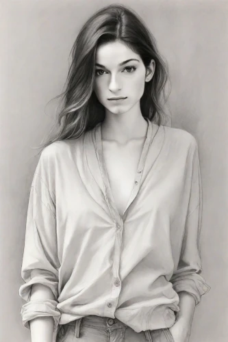 pencil drawing,charcoal pencil,portrait background,grey background,charcoal drawing,pencil and paper,graphite,in a shirt,pencil art,pencil drawings,pencil frame,sepia,pencil,pale,cotton top,white shirt,rose png,portrait,on a white background,gray color,Digital Art,Pencil Sketch