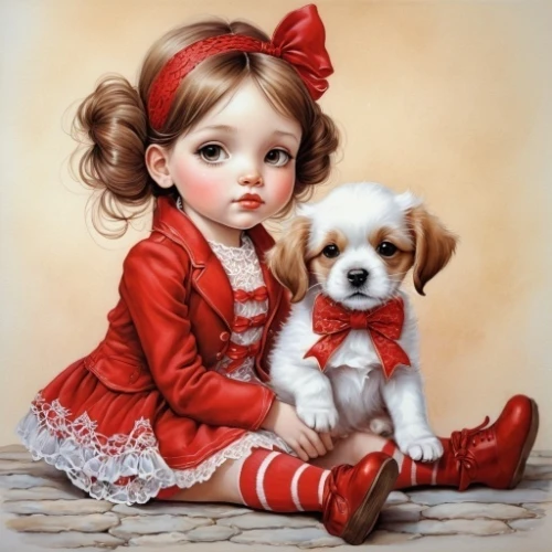 girl with dog,little boy and girl,vintage boy and girl,boy and dog,cute puppy,maltepoo,child portrait,shih tzu,king charles spaniel,painter doll,little girls,cute cartoon image,shih poo,vintage doll,puppy pet,shih-poo,dog breed,tibetan spaniel,artist doll,japanese chin
