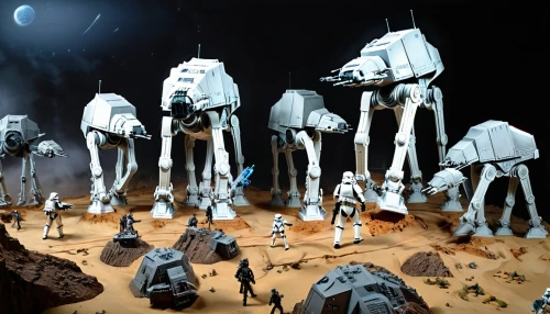 storm troops,diorama,miniatures,miniature figures,scale model,paper art,starwars,model kit,at-at,star wars,swarms,imperial shores,pathfinders,plug-in figures,turrets,sci fi,imperial,collectible action figures,droids,play figures,Conceptual Art,Sci-Fi,Sci-Fi 24