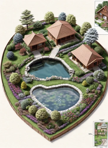 landscape plan,garden pond,landscape designers sydney,garden elevation,landscape design sydney,3d rendering,swim ring,artificial islands,garden design sydney,pond plants,japanese garden ornament,pool house,golf resort,artificial island,garden buildings,landscaping,houses clipart,floating islands,pond,moated