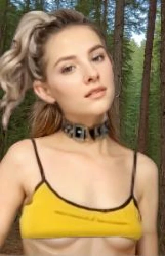 aa,silphie,stream,ammo,her,yellow background,acacia,lycia,na,tube top,ai,st,ml,forest background,pollen panties,yellow jumpsuit,b,sugar pine,female model,abs,Female,Eastern Europeans,Straight hair,Youth adult,M,Confidence,Underwear,Outdoor,Forest