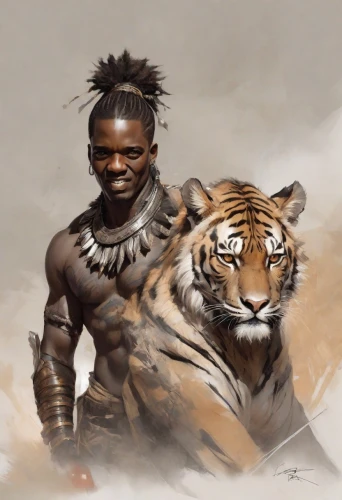 tiger png,puli,world digital painting,young tiger,human and animal,african man,a tiger,african art,tigerle,african culture,african boy,tiger,two lion,big cats,africanis,tigers,asian tiger,scar,warrior east,king of the jungle