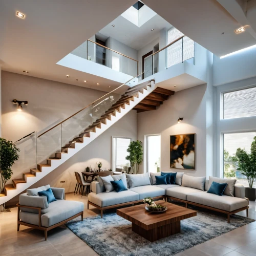 loft,modern decor,luxury home interior,contemporary decor,interior modern design,modern living room,living room,home interior,penthouse apartment,interior design,beautiful home,family room,modern style,bonus room,livingroom,outside staircase,shared apartment,smart home,staircase,stairs,Photography,General,Realistic