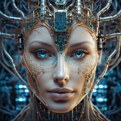 cybernetics,biomechanical,artificial intelligence,cyborg,humanoid,ai,neural network,circuit board,fractalius,cyber,cyberspace,circuitry,virtual identity,computer art,cyberpunk,head woman,mechanical,machines,scifi,robotic,Photography,General,Cinematic