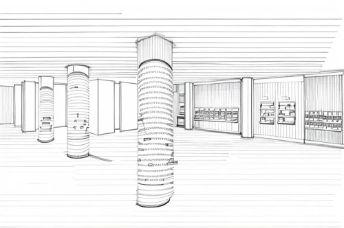 house drawing,archidaily,columns,store fronts,line drawing,school design,wine cellar,multistoreyed,pantry,shelves,doric columns,colonnade,architect plan,technical drawing,storefront,garment racks,shelving,hallway space,sheet drawing,pillars,Design Sketch,Design Sketch,Hand-drawn Line Art