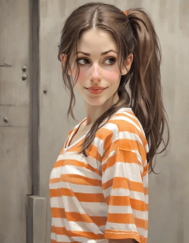 girl portrait,portrait background,portrait of a girl,young woman,a girl's smile,girl in t-shirt,girl drawing,the girl's face,anime girl,pigtail,realdoll,cinnamon girl,striped background,retro girl,pretty young woman,japanese woman,girl in a long,vanessa (butterfly),koto,bun,Digital Art,Comic