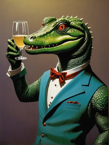 alligator,formal attire,have a drink,gentlemanly,bartender,barman,suit actor,snifter,aligator,aristocrat,single malt scotch whisky,scotch whisky,formal guy,formal wear,saurian,stemware,businessperson,gator,the groom,apéritif,Conceptual Art,Sci-Fi,Sci-Fi 14