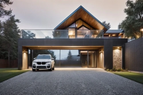modern house,modern architecture,timber house,folding roof,driveway,cubic house,smart home,dunes house,garage door,cube house,residential house,modern style,luxury property,frame house,beautiful home,smart house,private house,luxury home,automotive exterior,house in the forest