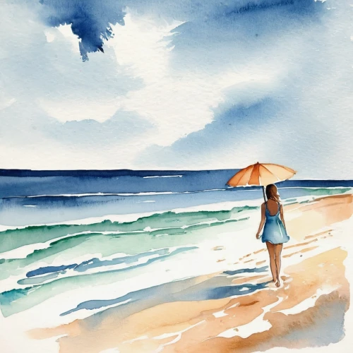 watercolor background,watercolor blue,watercolor painting,watercolor,watercolor paint,watercolors,water color,watercolor sketch,watercolour,water colors,watercolor texture,beach umbrella,summer beach umbrellas,beach landscape,watercolor pencils,watercolor paper,watercolor paint strokes,beach background,umbrella beach,beach scenery,Illustration,Paper based,Paper Based 25