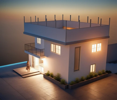 3d rendering,smart home,3d render,cubic house,render,smarthome,modern house,cube stilt houses,3d rendered,sky apartment,smart house,home automation,visual effect lighting,cube house,dunes house,modern architecture,small house,miniature house,mid century house,roof landscape,Photography,General,Realistic